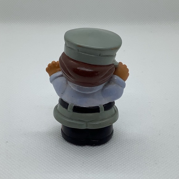 1998 Vintage Fisher Price Little People Police Officer Bus Driver Crossing Guard - Picture 3 of 5